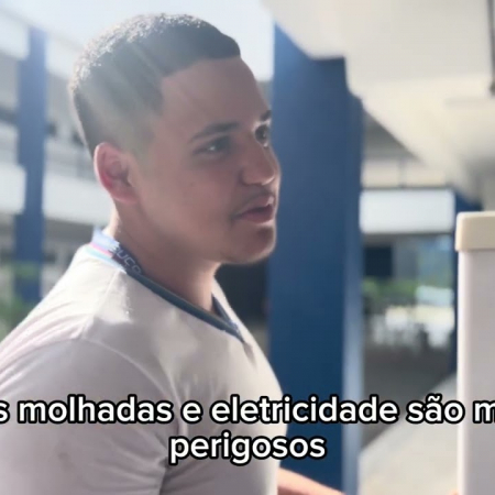 Cuidados com a eletricidade! 